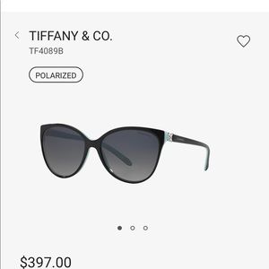 Tiffany & Co. Polorized Cateye Sunglasses TF4089B